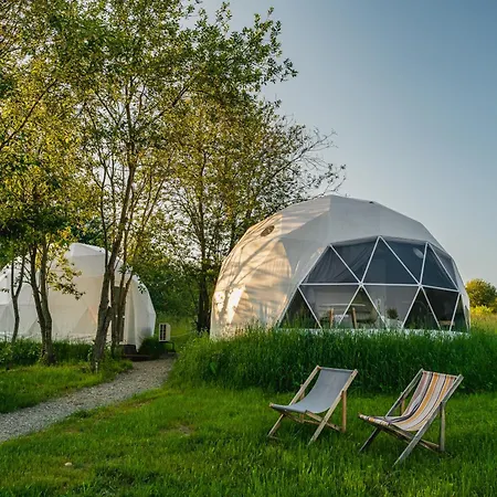 Biala Czapla Glamping Z Balia Nad Jeziorem Czorsztynskim Maniowy